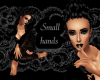 small hands nails black