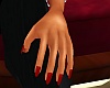 smal Hands with red Nail