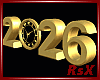 2026 Clock Sign  V.2