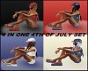 4 IN ONE 4TH OF JULY SET
