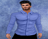 Mens Basic Blue Shirt