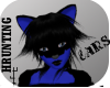 -H-Black/Blue furry Ears