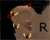 Grim Ruby Gold Earring R