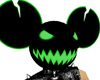 Evil Deadmau5 head Green