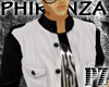 PZ::jacket black/white