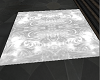 white silver rug