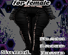 Laced Jeans Black