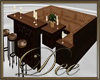Leather Couch & Table