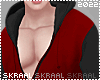 S| Topless Hoodie Red