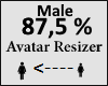 Avatar scaler 87,5% Male