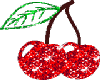 glitter cherries