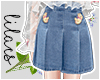 Lils| Denim Teddy Skirt