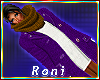 Long Wool Coat Purple