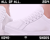 K" White Shoes e