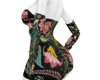 MIU STYLE FLORAL MINI DR