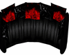 Black and red couch