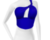 {L} Halter Blue