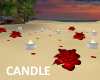 *T* Beach Candles n Rose