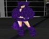 Fur Leggings Purples V1