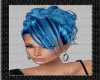 blue bun hair