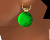 Christmas Green Earrings