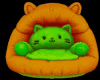Cozy Cat Chair Orange