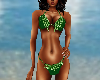 Jeweled Green Bikini