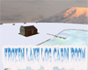 Frozen Lake Log Cabin 