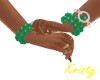 Green Beads Bracelets