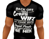 Crazy Wife Black TShirt