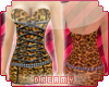 *D* Cheetah Corset Dress