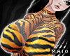 Tattoo Neko Catgirl Dancer - Orange Tiger EML Baddie - Y2K EGirl [fit]