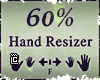 60% maozinhas