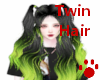 Twin Tail Hair Green