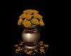 Gold Rose Vase