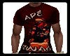 APE SWAG RED TEE