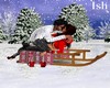 Animated Kiss on Sled