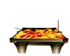 Gold Flame pool table