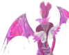 Gothic Pink Rose Wings