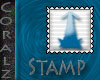 Teal "I" Stamp