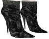 Dark Rose Lace Boots