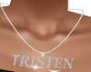 Tristen silver necklace