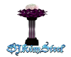Purple flower stand