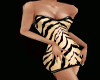 ~CC~Cream Zebra Dress