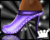 [kr]Clog heels purple