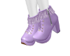 Lilac cute boots