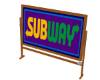 Subway Sign With Pose