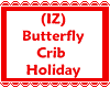 (IZ) Butterfly Crib Red