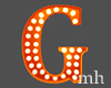 Orange Letter G