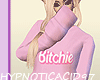 |BITCHIE Sweatshirt|Pink
